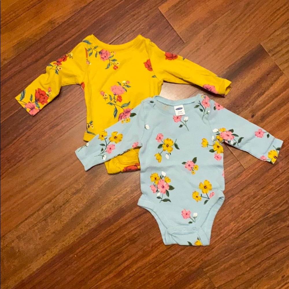 Floral onesies